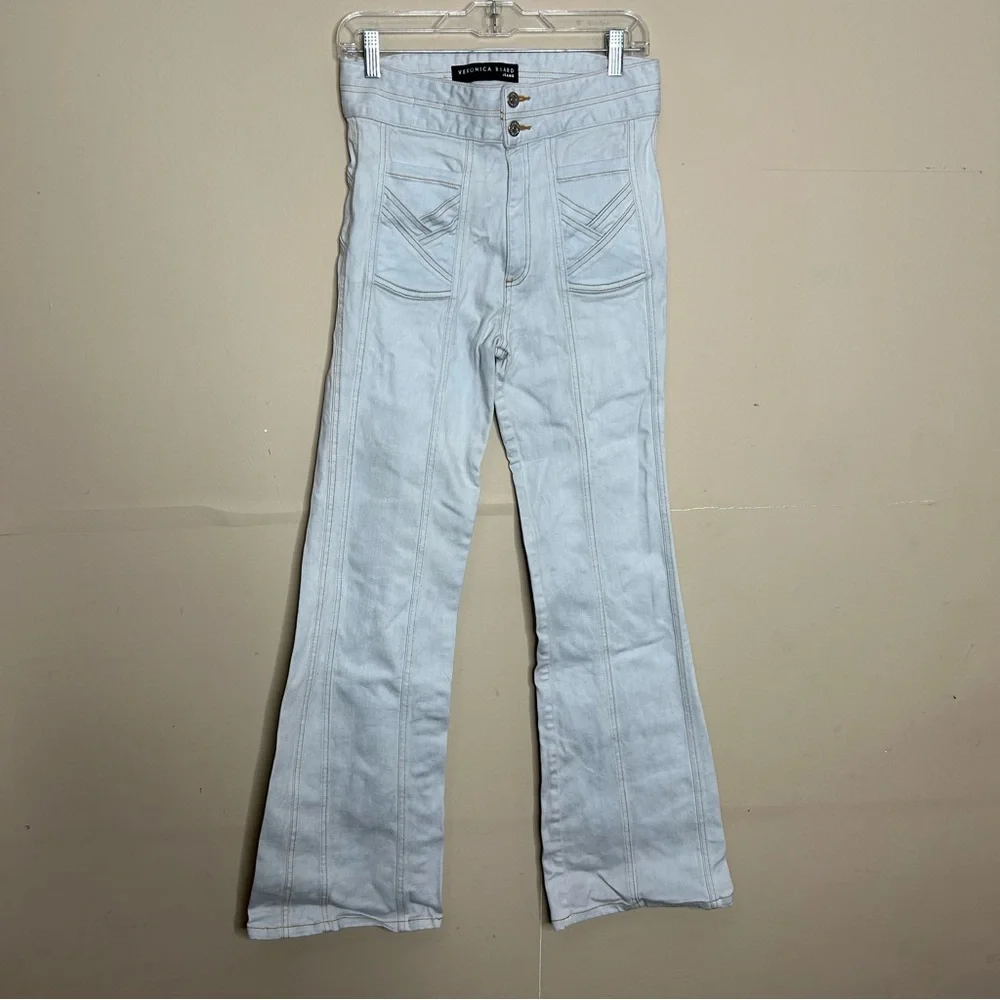 Veronica Beard Farrah 11” Wide leg - Picture 2 of 7